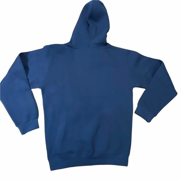 LAT Cozy Adult Fleece Hoodie Sweatshirt Bunny Hug Navy Blue Size Small - Picture 2 of 11